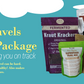 Healthy travels care package. Keeping you on track. Maintaining a healthy routine while you travel can be hard. We’ve put together what you need to stay healthy! Also makes a great gift for your health centered loved ones. San Francisco Delivery & Farmer's Market pick up available