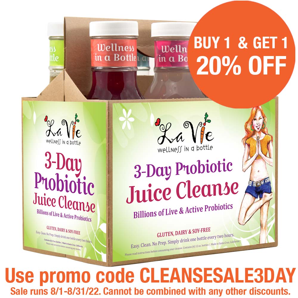 3-Day Probiotic Juice Cleanse (18 bottles) - Biannual Cleanse Sale