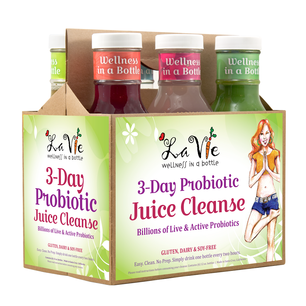 3-Day Probiotic Juice Cleanse (18 Bottles) w/ Watermelon Rosewater