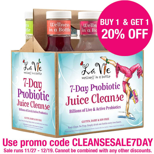 7-Day Probiotic Juice Cleanse (42 bottles) - Biannual Cleanse Sale