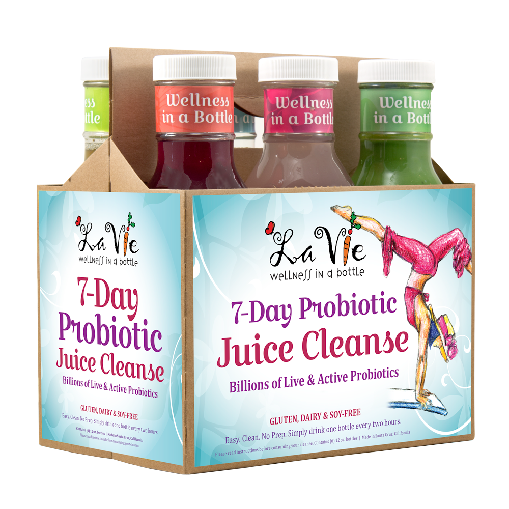 7-Day Probiotic Juice Cleanse (42 Bottles) w/ Watermelon Rosewater