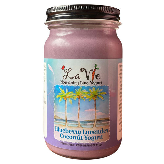 Blueberry Lavender Coconut Yogurt